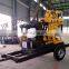 Trailer mounted water well drilling rig portable for china factory price