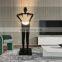 Humanoid Abstract Resin Sculpture Landscape Decoration Floor Lamp Light