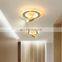 European Style Home Decor Iron Acrylic Ceiling Light Modern Spot LED Ceiling Light For Indoor Decoration