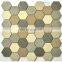 chinese cheap out door decorated kitchen tiles wall sticker gold mosaic tiles for kitchen backsplash