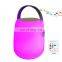 portable PE plastic TWS function hot sale ice bucket portable lantern plastic led light speaker mood table lamp modern