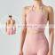 Women Sling Yoga Backless Bras Four-Way Stretch Sports Custom Logo Soft Tank Tops  81nylon 19spandex