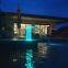 Manufacture Swimming Pool Water Fall Acrylic Cascade Led Light Waterfall Garden Transparent Water Fountain