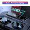 G02 TWS 5.0 9D Stereo HIFI Headphone earbuds IPX7 Waterproof Wireless Earphones With 3300mAh LED Smart Power Bank