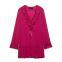 2025 Spring New Women's Printed Slimming and Slimming Casual Lace Style Dress