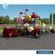 Residential new children plastic pirate ship style outdoor playground equipment for kindergarten kids