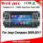 Wecaro WC-JC6235 Android 4.4.4 car dvd player for jeep compass 2009 2010 2011 with radio 3G wifi playstore