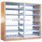 double sided metal library book shelf