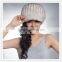 Latest Design Autumn Stylish Hat Famous Designer Real Mink Fur Hat
