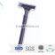 Triple blades disposable razor,razors shaving,disposable razor with lubricate stripe /hotel use one time razor