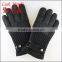 2016 men's woolen gloves with wrist belt for wholesale