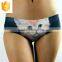 New sexy fashion ladies underpants 3D print design