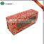 Custom Pink folding box ribbon closures with window lid