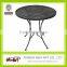 2015 metal folding table set black metal table outdoor metal table
