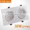 2 Light LED Ceiling Light Grille Lamp 6w 10W 14w 18w 24w 30w 36w LED Downlight