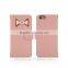 Sweety bow tie leather case for iPhone user young group