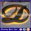 Wholesale outdoor full used metal 3d back light led sign
