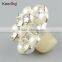 Fashion pearl rhinestone buttons 24mm wholesale WBK-1484