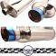 Auto universal dual muffler, aluminum exhaust tips