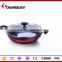 Charms cheap non stick stir fry pan with lid images