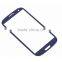 10PCS/Lot High Quality Outer Glass Raplacement For Samsung Galaxy S3 i9300 E210 T999 i747 / BLUE color