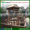 Public garden gazebo pavilion made by eco-friendly WPC material