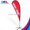 high quality teardrop market display flag banner made in china