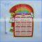 magnetic calendar for restaurant promotion