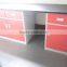 Commercial use experiment furniture stainless steel lab wall bench