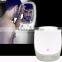 Touch Sensor led magnifying makeup mirror with suction cups for men's bathroom using