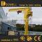 Hand operated cantilever wire rope hoist 1-10t jib crane manufacturers