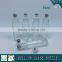 10ML Clear Glass Roll on Bottle With Black Plastic Cap And Stainless Steel Roller Ball