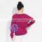 Custom wholesale printed crewneck hoody