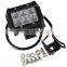 4" 18w 6 C ree LED SUV Off-road Boat Headlight Spot Driving Fog Light Led Work Light Bar + Mounting Bracket
