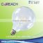 Hot Sale! Energy Saving Bulbs G125 4W LED filament lighting E27 glass material 360degree dimmable