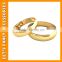 Gold Engagement&Wedding Round Diamond Engagement Ring PGRG0041