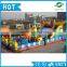 Popular 0.55mm PVC inflatable kids amusement park, inflatanble cartoon amusement park for sale