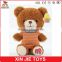 custom nice design plush teddy bear toy good quality stuffed teddy bear factory