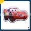 3D promotional cute car shape raised PVC fridge magnet