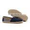 Stripe Rope Sole Canvas Women's Classics Slip on Shoes