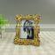 Gold color photo frame flower design frames