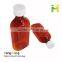 MATERIAL PET Amber plastic bottle