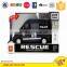 New products friction plastic ambulance toy with music and lights