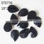 Resin Flatback Rhinestone ,Jewewlry Finding 18*25mm Gemstone ,Black Sew On Gems