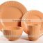 Wholesale home appliances stoneware ceramic dinnerware 16pcs 2 tone color glazed ceramic tableware/ceramic dinner set/dinner set
