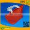 red color ziplock custom reusable bag
