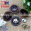Fahion zinc alloy fancy metal with double pin jeans button for clothing