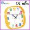 11 inch drawing room decor plastic coloful clock