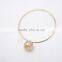 Fashion gold plated jewelry bracelet metal bead charm bracelet