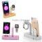 Stand and 2 in 1 function metal for iphone and apple watch